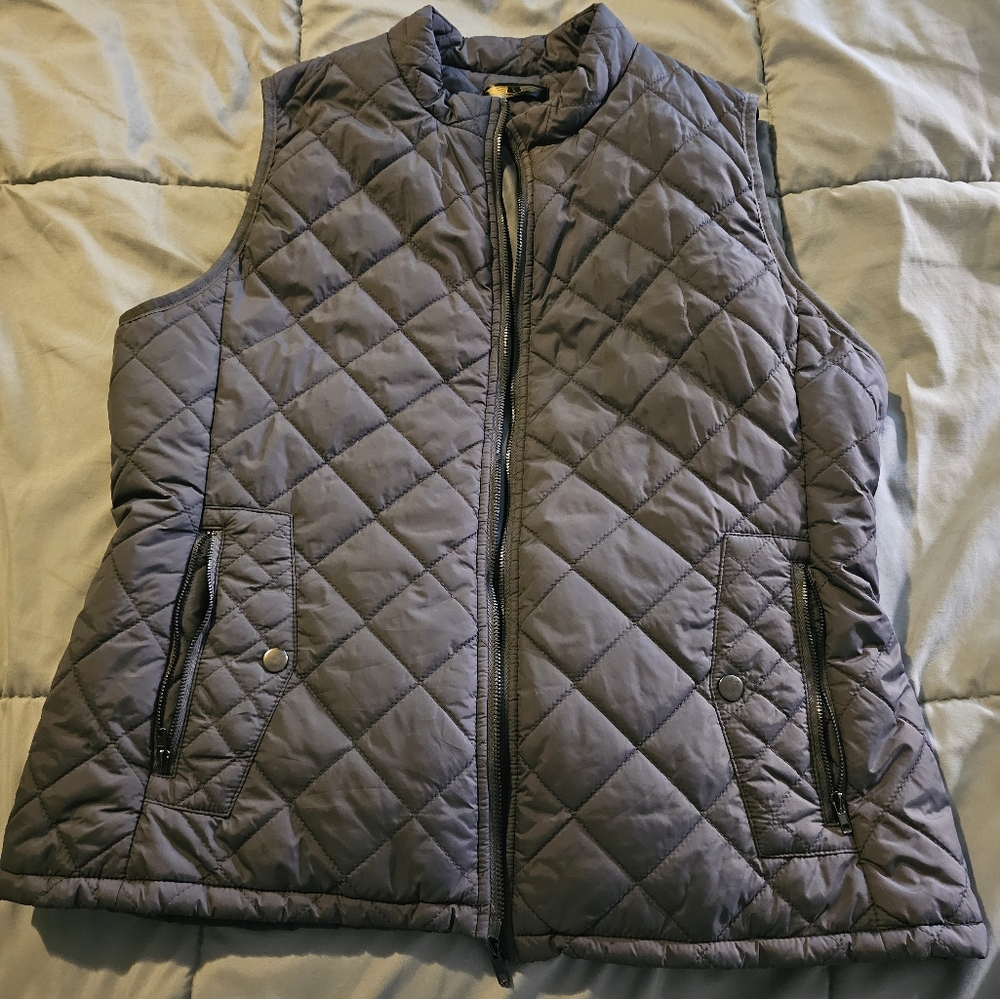 Gray Puffer Vest